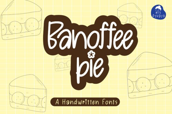 Banoffee Pie: A Warm, Handwritten Font for Authentic Branding
