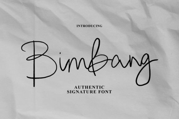 Bimbang: A Script Font That Earns Its Space