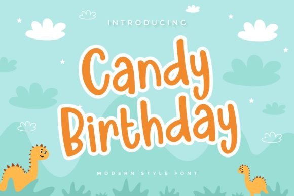 Candy Birthday: A Playful Script Font for Editorial Impact