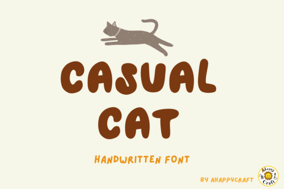 Casual Cat: A Friendly Handwritten Font for Real Business Branding