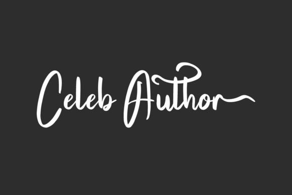 Celeb Author: A Bold Handwritten Font for Scroll-Stopping Campaigns