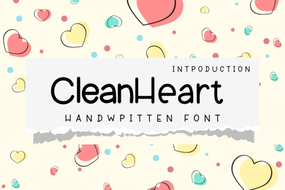 Clean Heart: A Friendly Handwritten Font for Real Business Branding