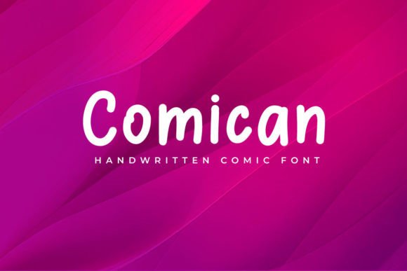 Comican: A Modern Thin Handwritten Font for Playful Branding