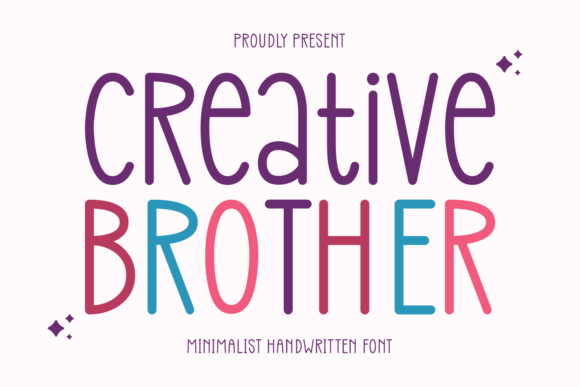 Creative Brother: A Minimalist Handwritten Font for Digital Design