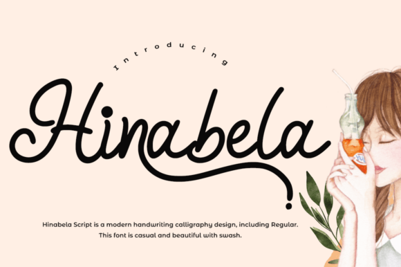 Hinabela Script: A Modern Handwritten Font for Campaign Headlines