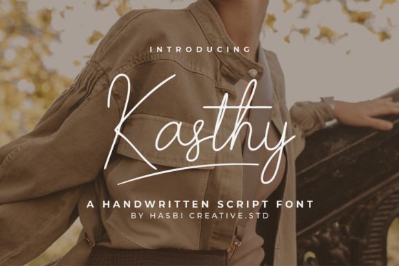 Kasthy Script Font: Handwritten Charm for Your Handmade Goods