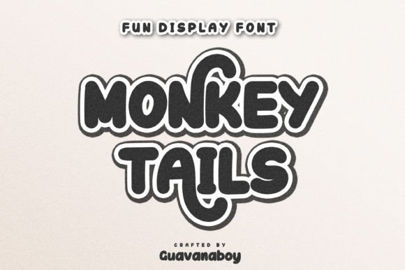 Monkey Tails: A Playful Display Font for Campaign Headlines