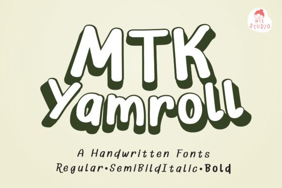 MTKYamroll: A Friendly Handwritten Font for Editorial Design