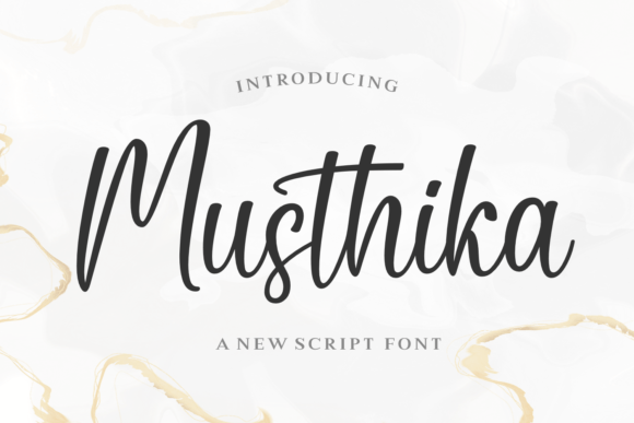 Musthika: A Sophisticated Script Font That Elevates Your Brand