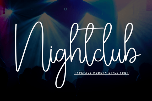 Nightclub Handwritten Font for Warm, Personal Designs