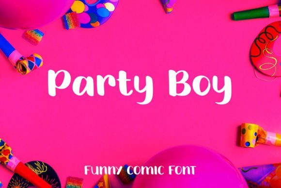 Party Boy Font: Playful Charm for Small Business Branding