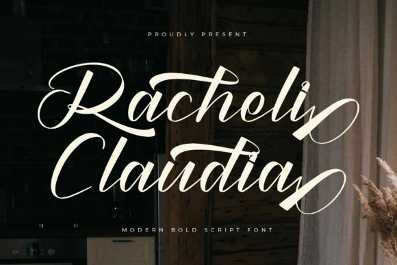 Racheli Claudia: A Modern Script Font for Editorial Impact