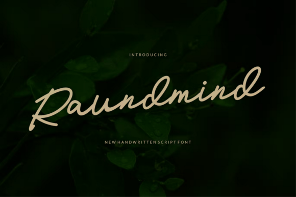 Raundmind: A Playful Handwritten Font for Creative Branding
