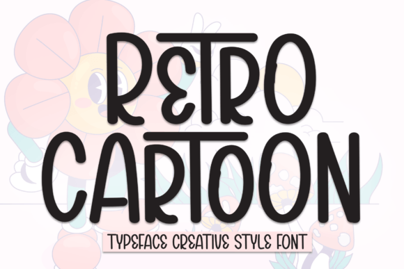 Retro Cartoon Font: Friendly, Fun & Perfect for Small Business Branding