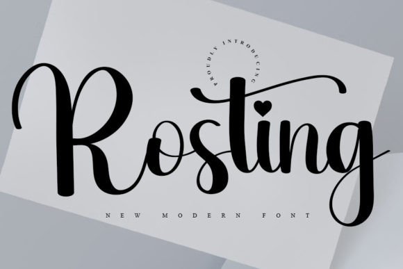 Rosting: A Premium Script Font for Scroll-Stopping Brand Content