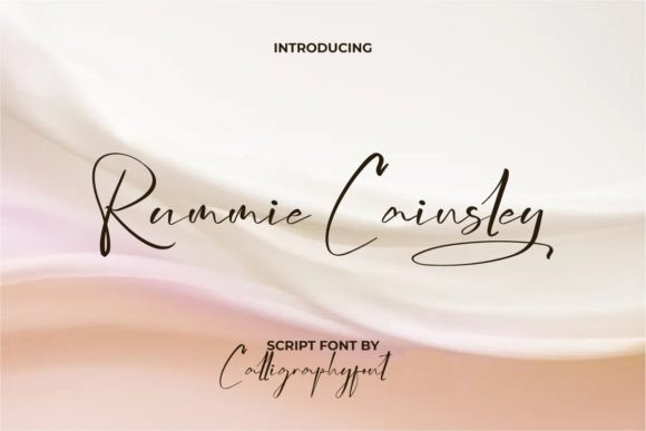 Rummie Cainsley: A Premium Script Font for Scroll-Stopping Brand Content
