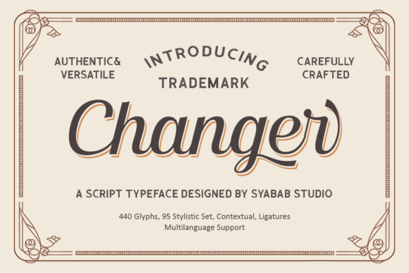 Ss Changer: A Vintage Script Font That Elevates Real Business Branding