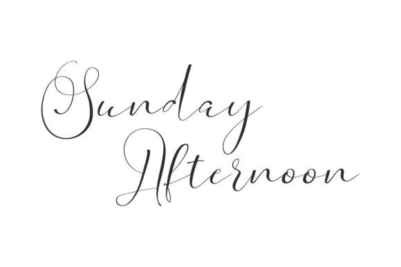 Sunday Afternoon Handwritten Font for Crafters & Sellers