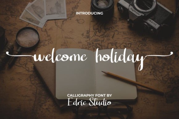 Welcome Holiday Font: A Warm, Handwritten Script for Friendly Branding